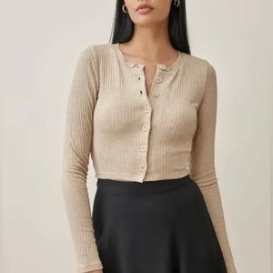 Reformation Tammy Top - Marble